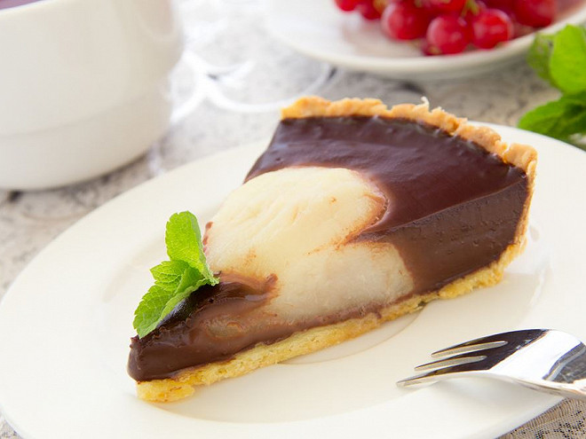 tarte chocolat poire